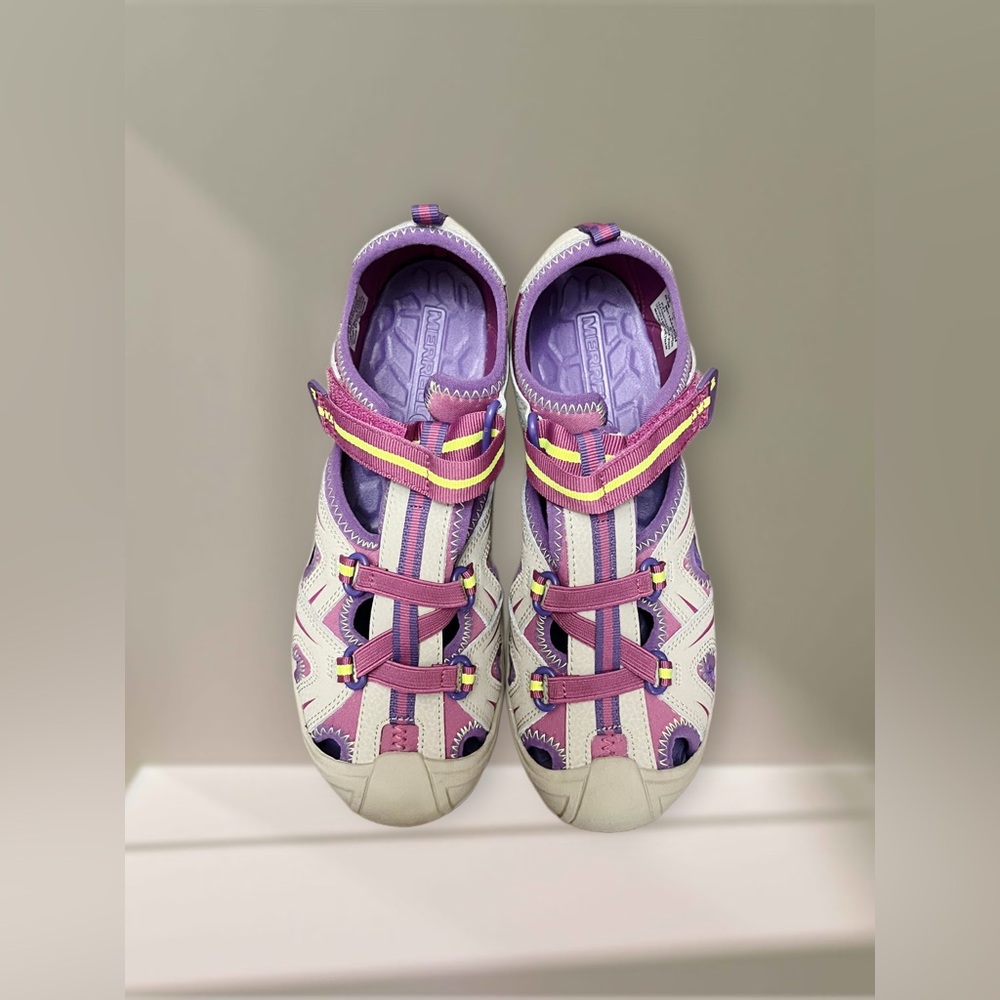 Merrell Hydro Gray and Purple Shoes Sandals Hiking Y2K Childcore Futuristic